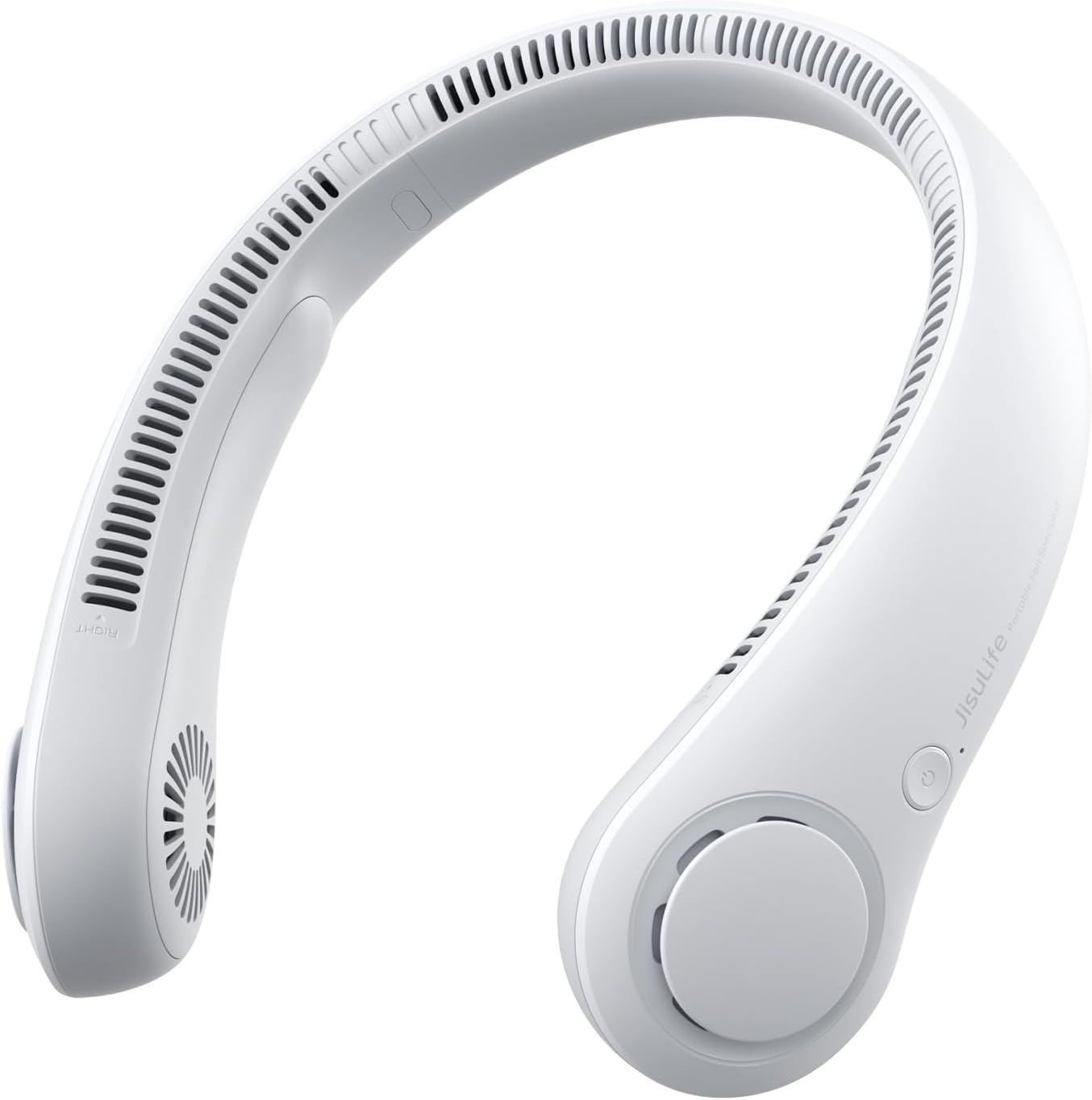 jisulife neck fan bladeless wearable design front view