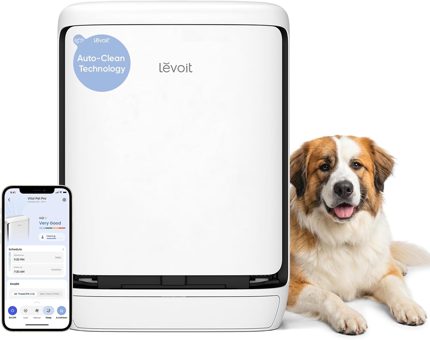 Best air purifier for pets LEVOIT Vital Pet Pro in a living room