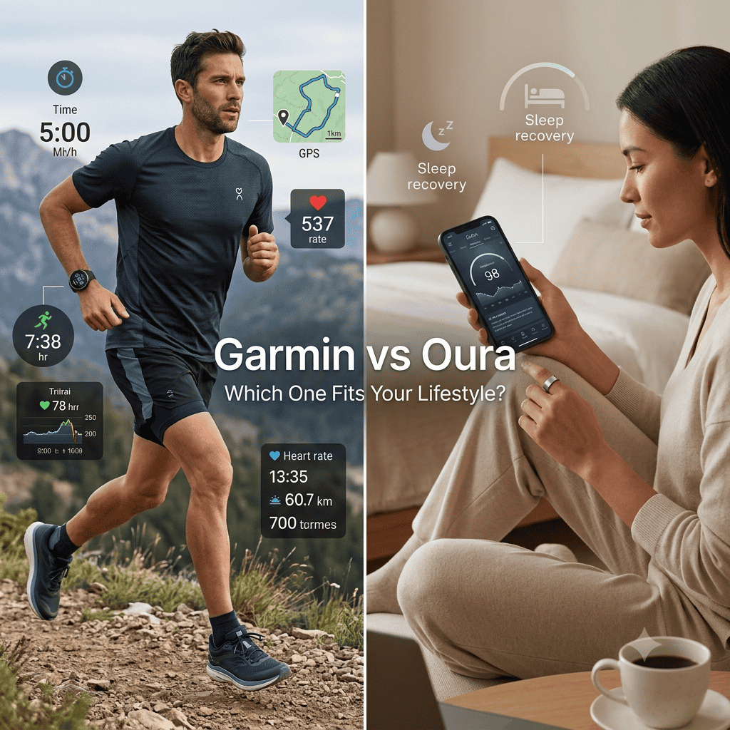 Expert tips for choosing between Garmin and Oura Ring based on fitness goals and user type