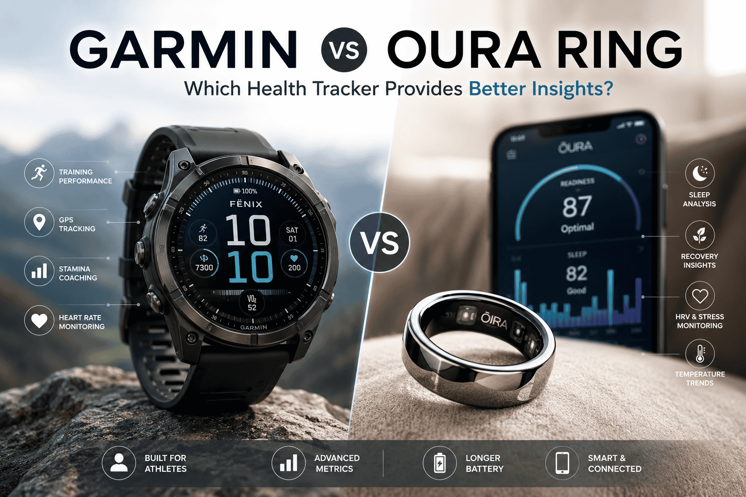 You are currently viewing Garmin vs Oura Ring: Which Health Tracker Provides Better Insights?