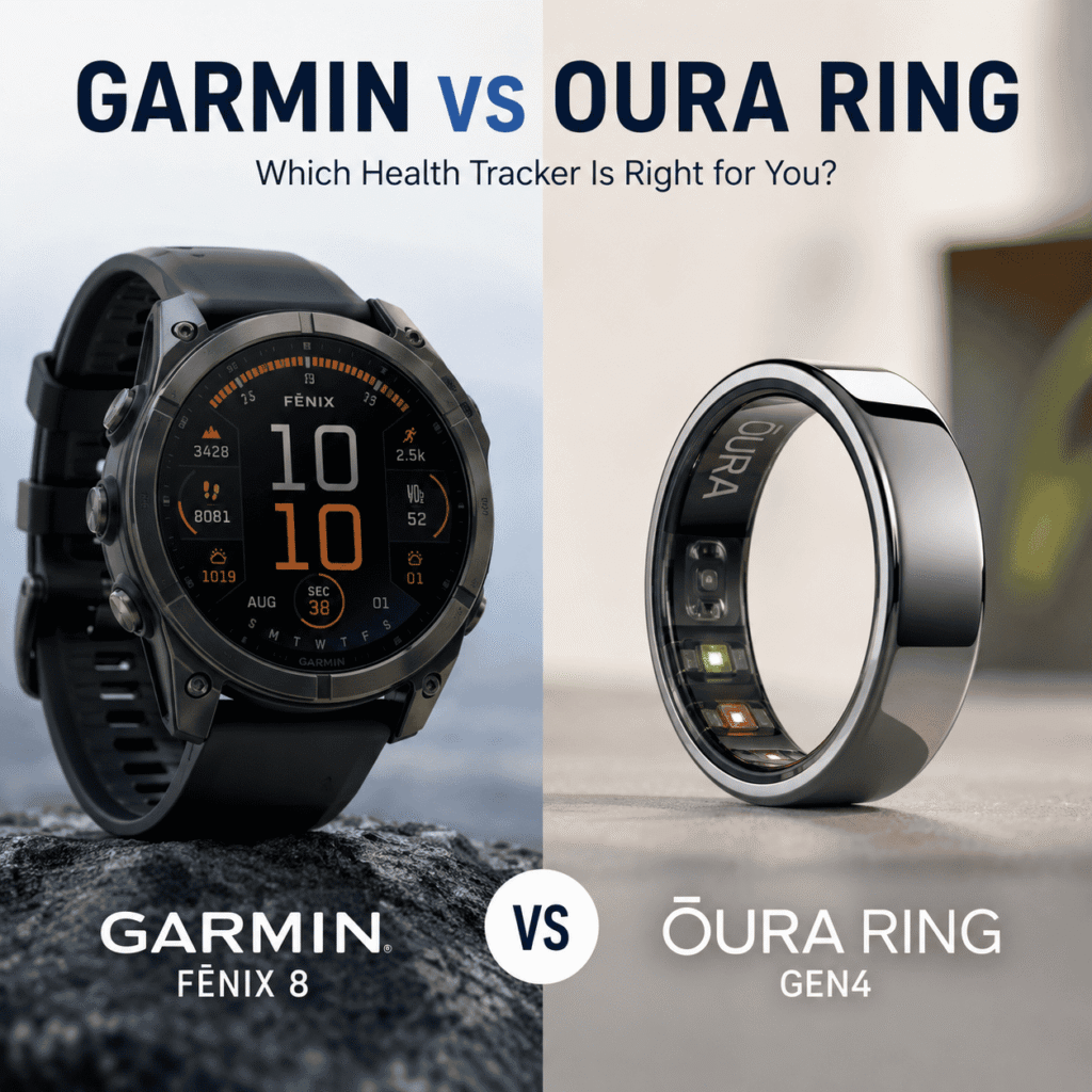 Garmin vs Oura Ring full feature comparison table for athletes and health users