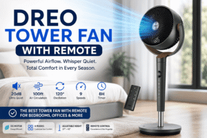 Read more about the article Tower Fan with Remote Review: Is This DREO Standing Fan Worth It?