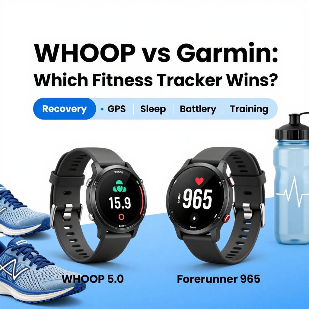 WHOOP vs Garmin fitness tracker comparison