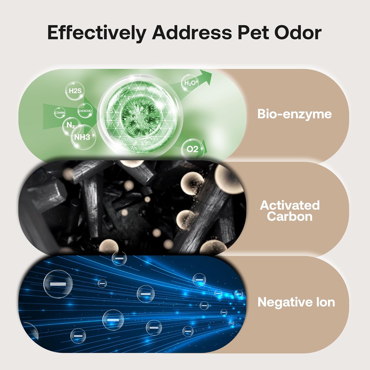 Large open floor plan home with air purifier for pets