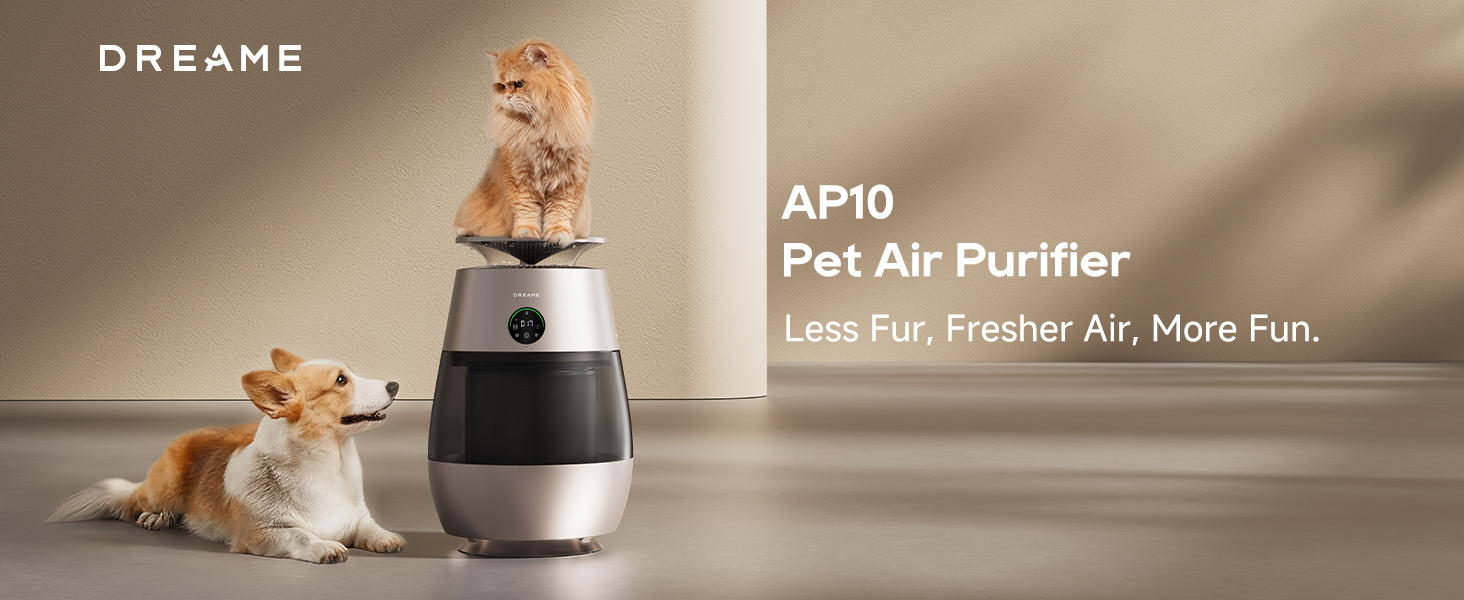 Dreame AP10 placed in a bedroom setting