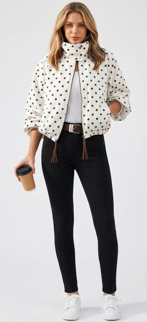Cropped Bomber Jacket + Leggings
