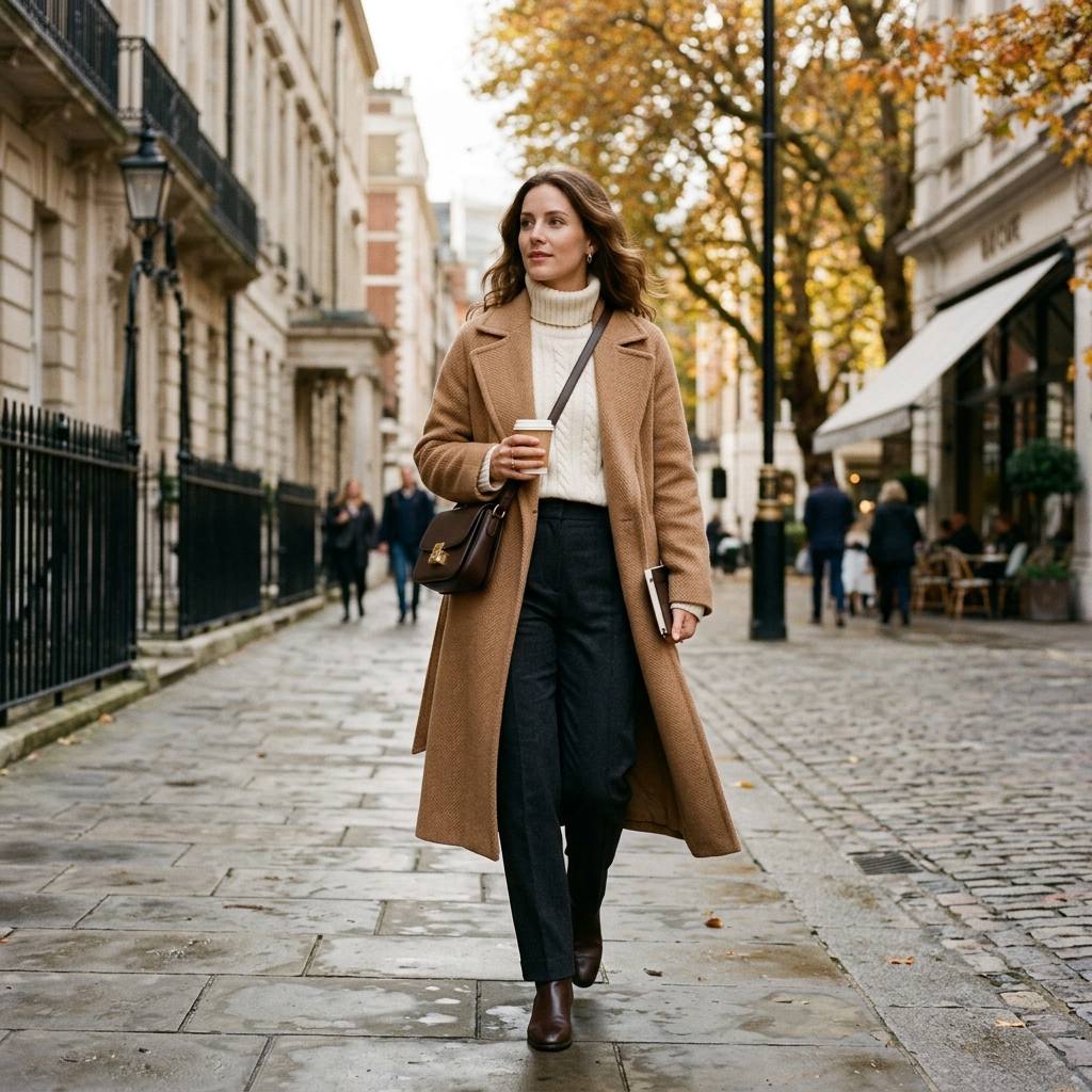 Classic Long Wool Coat - best wool coats for women