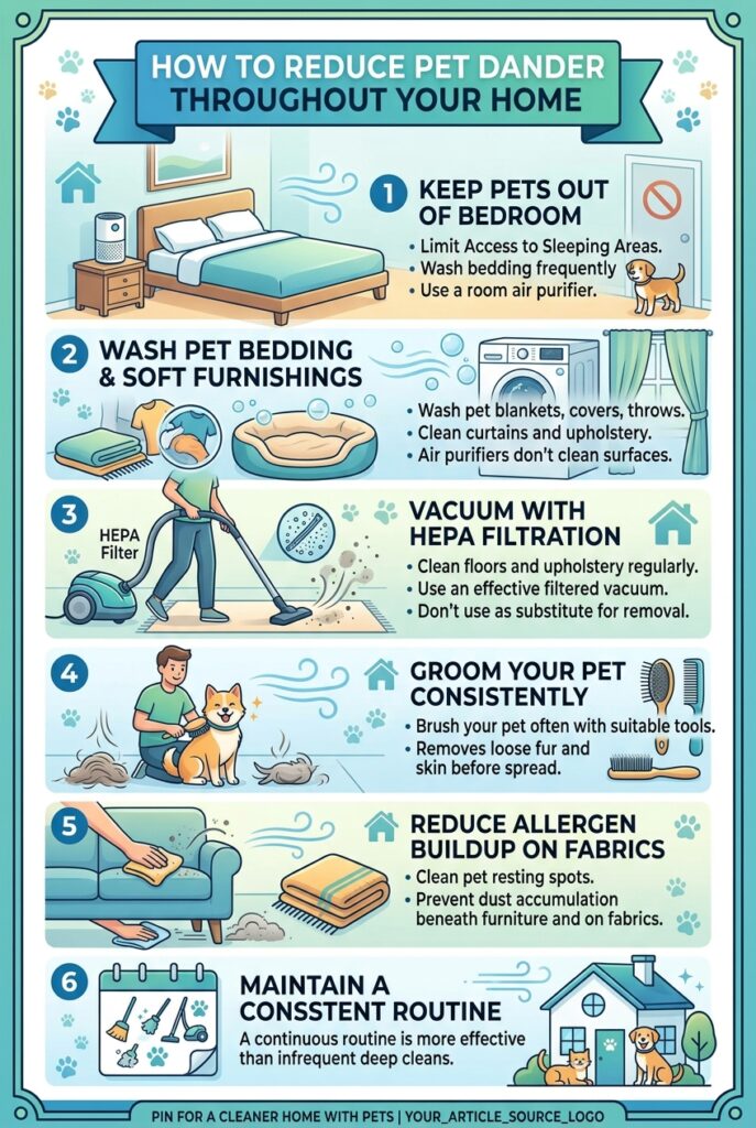 How to Reduce Pet Dander Throughout Your Home