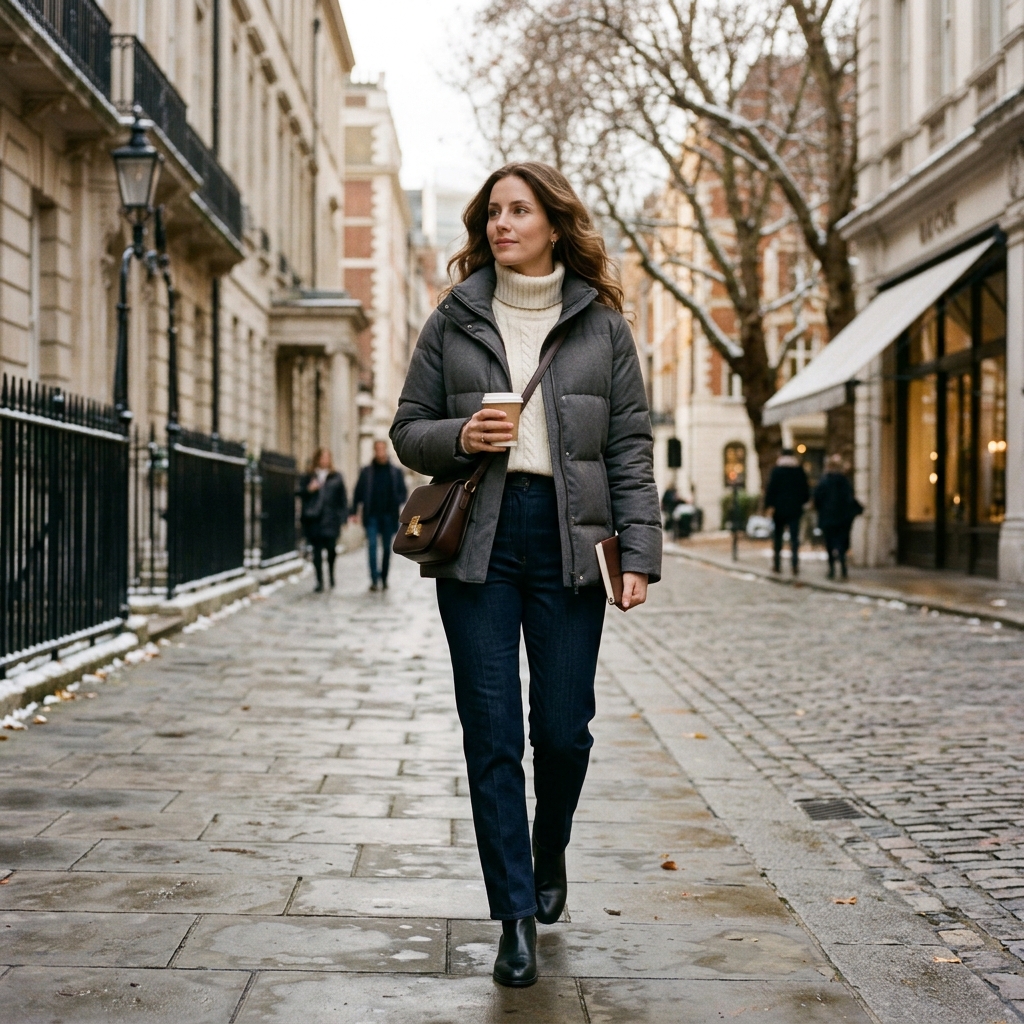 How to Style a Puffer Jacket Without Looking Bulky